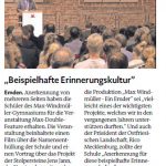 Bericht der Emder Zeitung