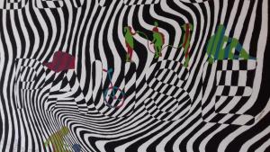 Kunst - Wandgestaltung: Bewegte Pause